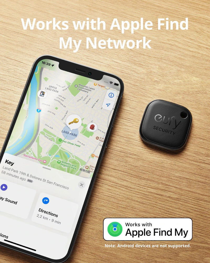 Dispositivo AirTag de Rastreamento Eufy SmartTrack (Apple e Android)